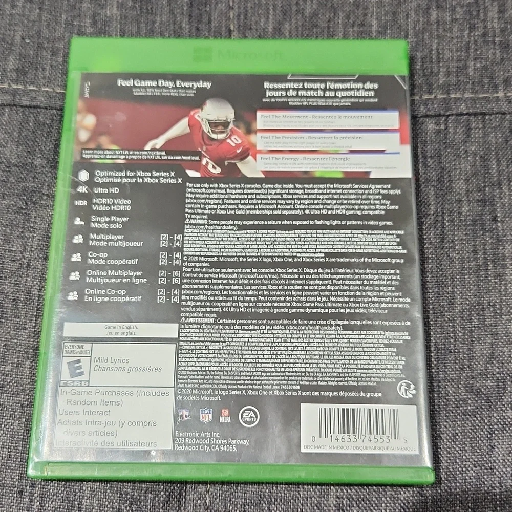 **Unopened**Series X Madden NFL 21 Game - Green - Picture 2 of 3